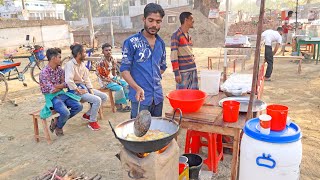 Bengali Style Pakora, Beguni & Garlic, Chicken, Egg Chops Making | Bangladeshi Street Food