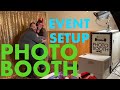 Photo Booth Event Setup With Printer