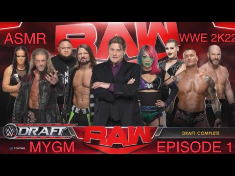ASMR Playing WWE 2K22 MyGM Mode [Episode 1]