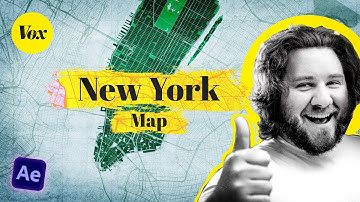 Make a New York Map Animation like Vox [After Effects Tutorial]