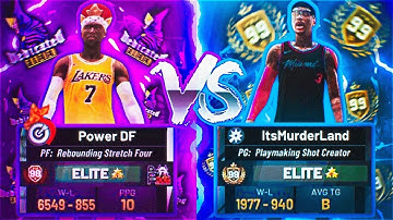 A 99 OVERALL PLAYMAKING SHOT CREATOR PULLED UP ON ME & THIS HAPPENED...  BEST DEMIGOD BUILD NBA 2K19