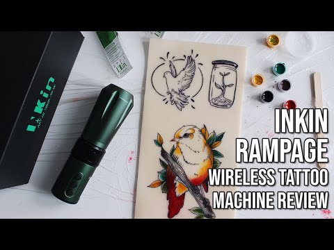 Prova della macchina per tatuaggi wireless INKIN Rampage | Unboxing e prime impressioni