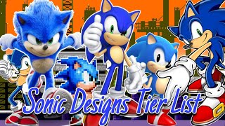 Sonic Models/Designs Tier List