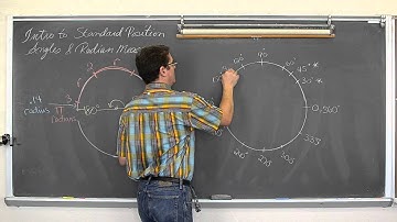 Standard Position Angles Pt2 Converting Degrees and Radians
