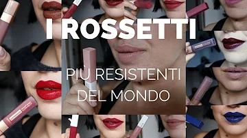 Quali sono i migliori rossetti a lunga tenuta?
