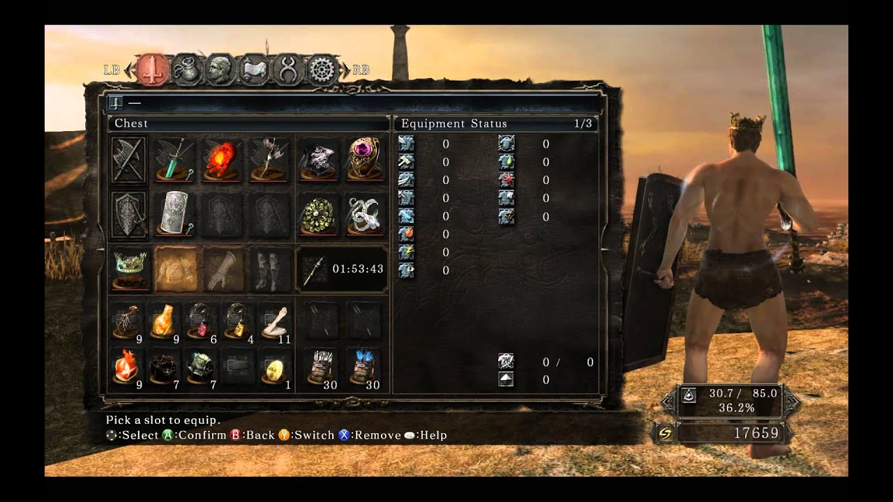 Dark Souls II - Majula: Smelter Demon Armor, Helm & Leggings Purchased & Demoed Gameplay PC