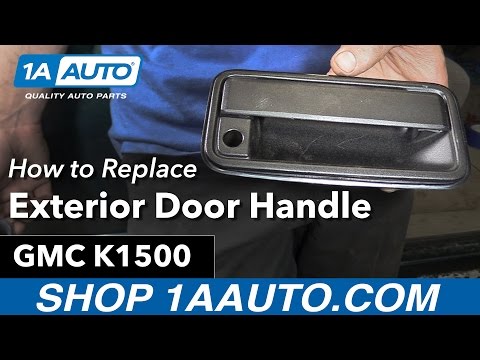 How to Replace Install Exterior Door Handle 96 GMC Sierra K1500 Buy Quality Auto Parts at 1AAuto.com