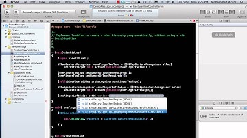 Learning iOS Development Part 23 (UIGestureRecognizer)
