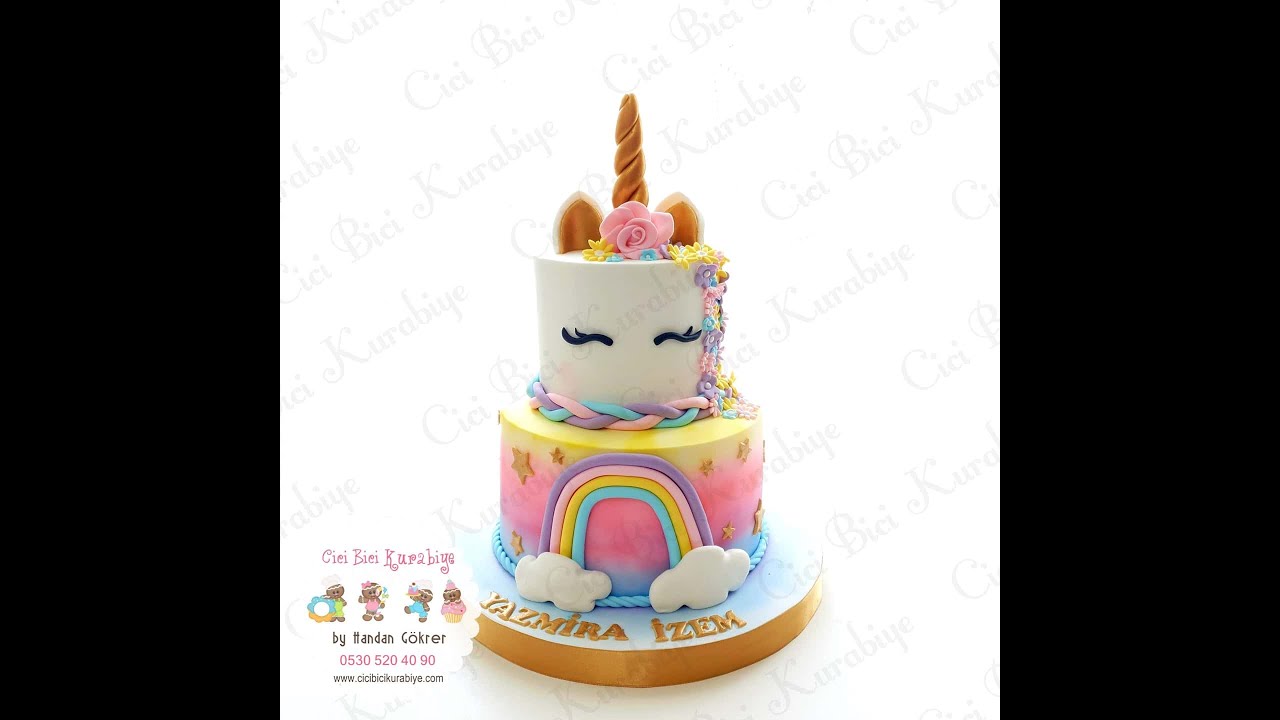 Unicorn Cake Tutorial /Unicorn Pasta Yapımı YouTube