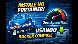 Como instalar o OpenSpeedTest no Portainer usando Docker Compose!