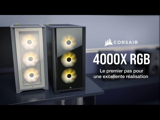 Corsair 4000X RGB - Blanc - Boitier PC - Top Achat