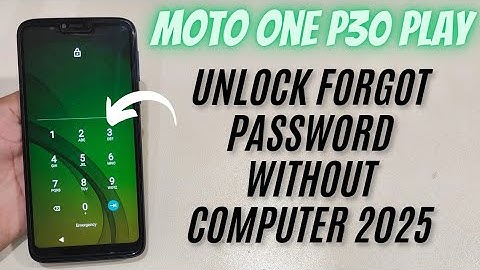 Moto One P30 Play Pattern Lock Bypass | Hard Reset 2025