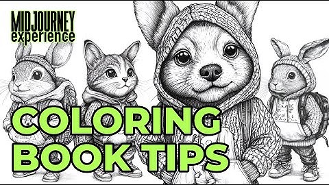 How to Create Stunning Coloring Book Pages in Midjourney