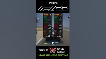 Stock VS OverClock F1 2022 Part 1 #shorts