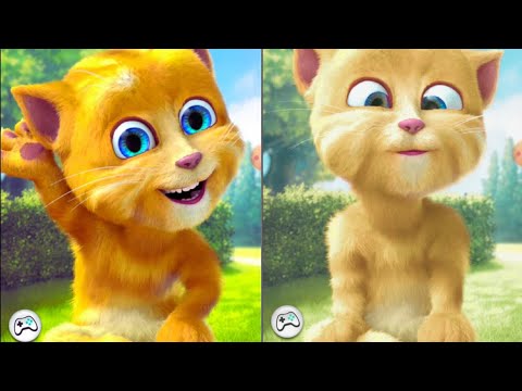 best voiral video/ yellow cat/ talking ginger/ talking tom/ abc song 🎵 👌 😄 🥶💜💙💚💯