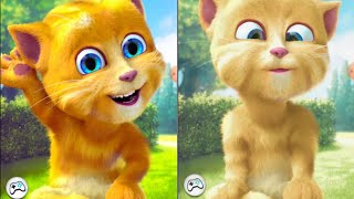 best voiral video\/ yellow cat\/ talking ginger\/ talking tom\/ abc song 🎵 👌 😄 🥶💜💙💚💯