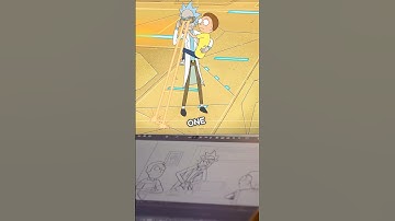 Animating Rick and Morty #animation