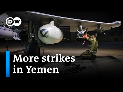 US and UK carry out further strikes on Houthi rebels in Yemen | DW News