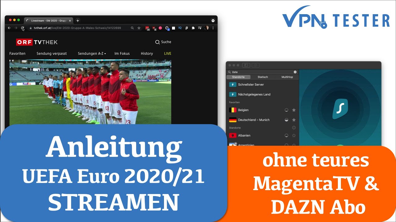 UEFA Euro 2020 im Internet streamen