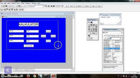 Membuat Sebuah Kalkulator Menggunakan Aplikasi Visual Fox Pro 6.0