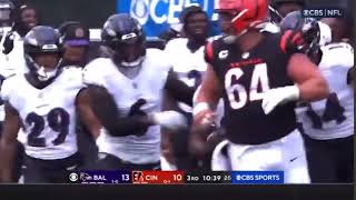 Joe Burrow Throws Interception to Geno Stone | Ravens vs Bengals