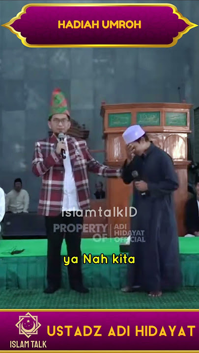 LENGAH DIKIT NGASIH HADIAH UMROH BARENG UAH