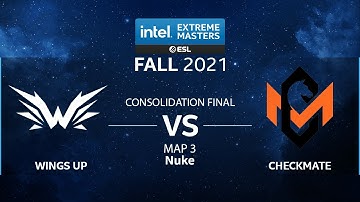 CS:GO - Wings Up vs. Checkmate [Nuke] Map 3 - IEM Fall Closed Qualifiers 2021 - AS