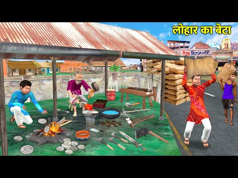 लोहार का बेटा | Hard Work 25 Paise Coins Salary Naukri Moral Inspirational Hindi Kahaniya