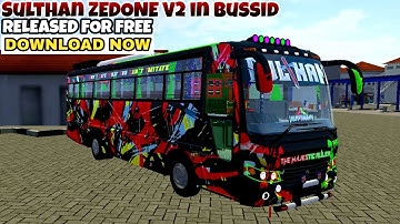 Released Zedone V2 Bus Mod In Bus Simulator Indonesia - Bussid Bus Mod - Bussid Car Mod - Bussid