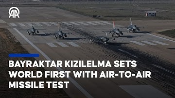 Bayraktar Kizilelma sets world first with air-to-air missile test