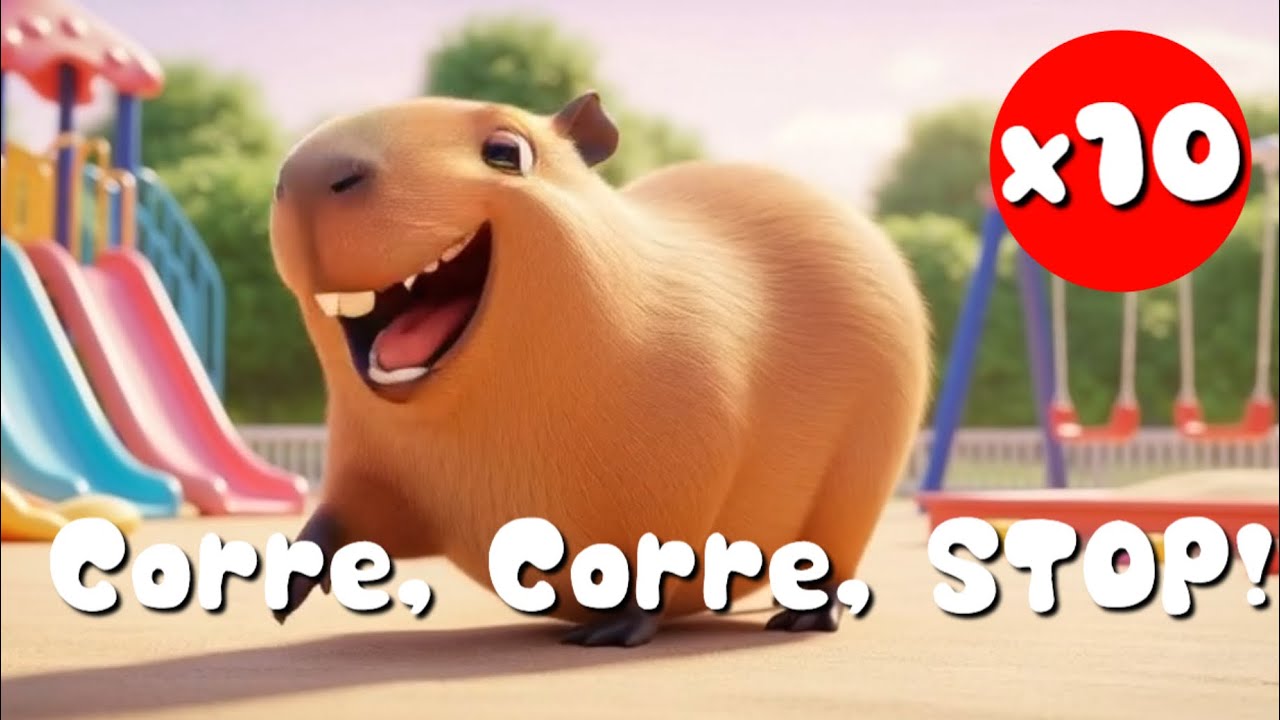 ¡Corre, Corre, STOP! (x10) – Canción Infantil | Peque Rimas