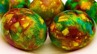 Paint Easter eggs 2023 like ORIGINAL and very quickly! Marble eggs  the best recipe
