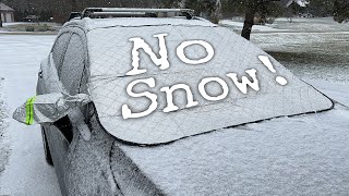 Keep Snow Off Your Giant SUV Windshield