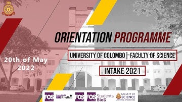 Orientation Programme 2022 | Intake 2021