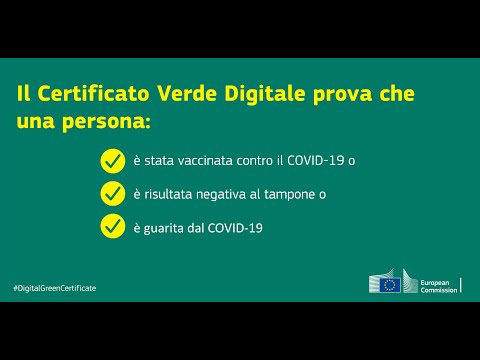 COVID-19: ecco come funziona il certificato verde digitale