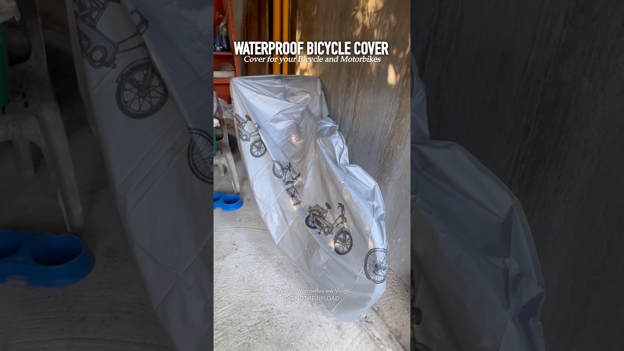 Защитите свой велосипед от дождя и ржавчины! | Водонепроницаемый чехол для велосипеда 🚲☔