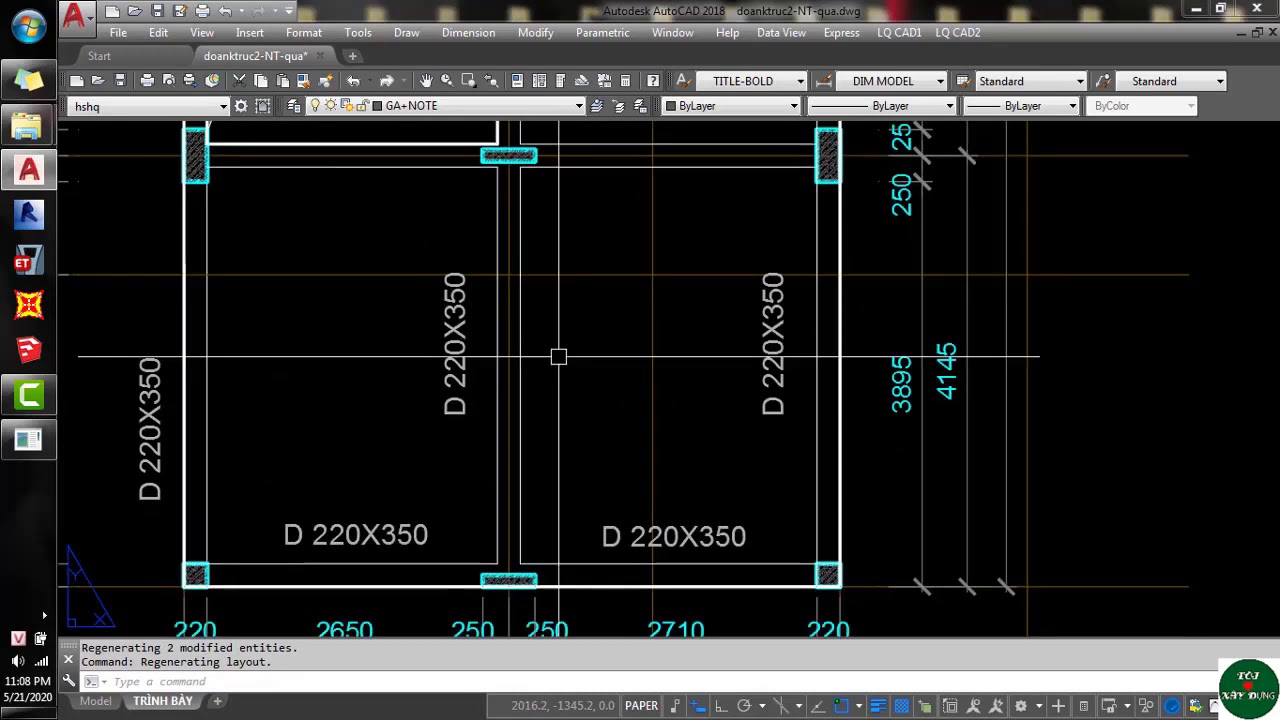 [Auto CAD] Lỗi Nét Đứt Không Xuất Hiện Bên Layout - youtube