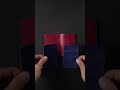 Card Wallet Ordered in bicolor. #asmr #leathercraft #handcraft