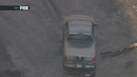 Dozens stuck in vehicles after Lake Hughes mudslide