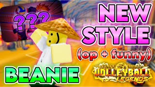 NEW EXCLUSIVE STYLE BEANIE IS INSANELY OP IN VOLLEYBALL LEGENDS
