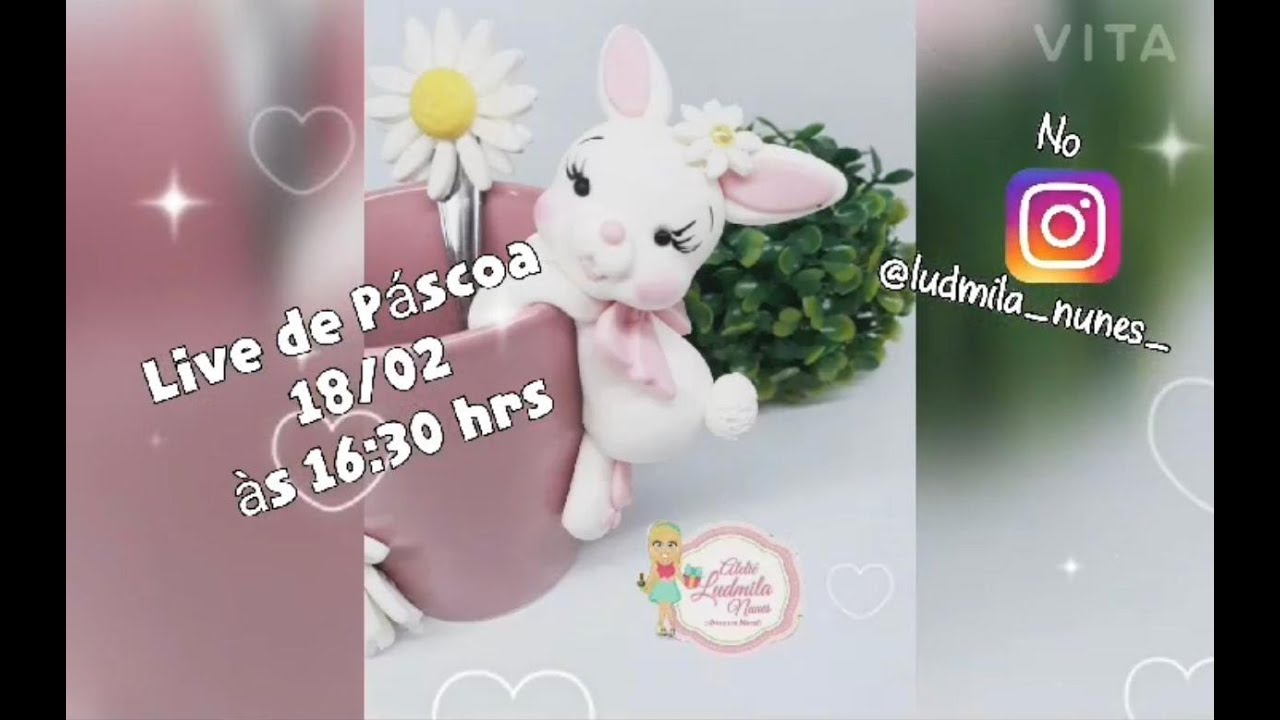 Caneca coelhinho - Prof Ludmila Nunes