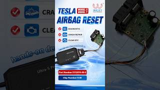 Hands-on Tesla Airbag Reset Tutorial | Model S & Model Y  R7F701330 Crash Repair with Ultra-S Prog