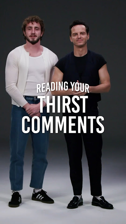 Hilarious! Paul Mescal and Andrew Scott!