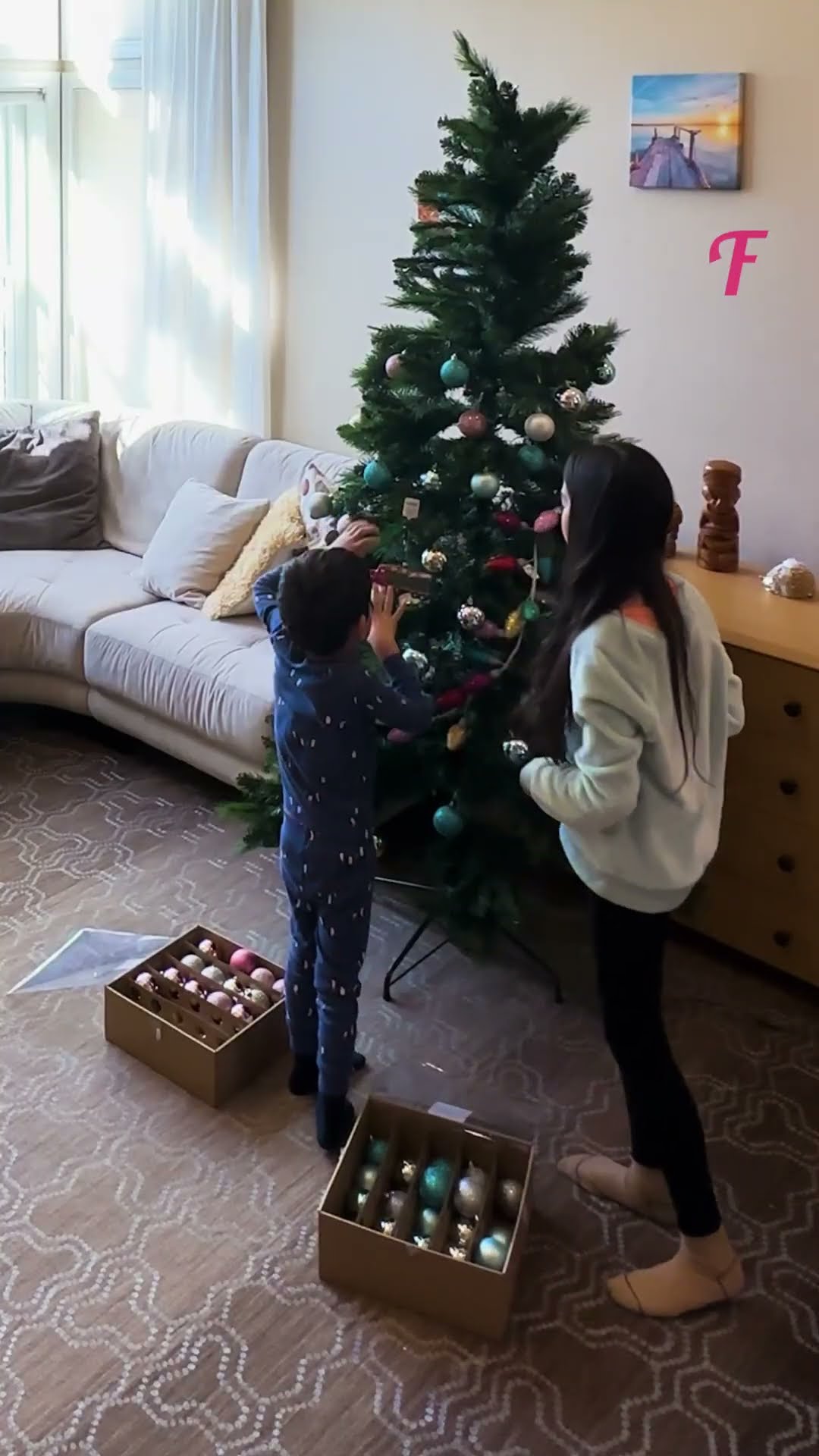 While Mom Was Dreaming, They Created Christmas Joy #shorts