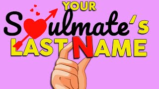 Discover The First Letter Of Your Soulmate’s Last Name -  Love Personality Test | Mister Test