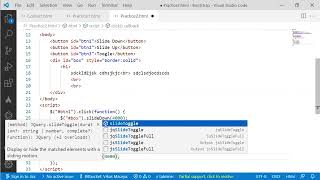 SlideDown, Slide Up and Slide Toggle In Advance Web Designing [Hindi] #46