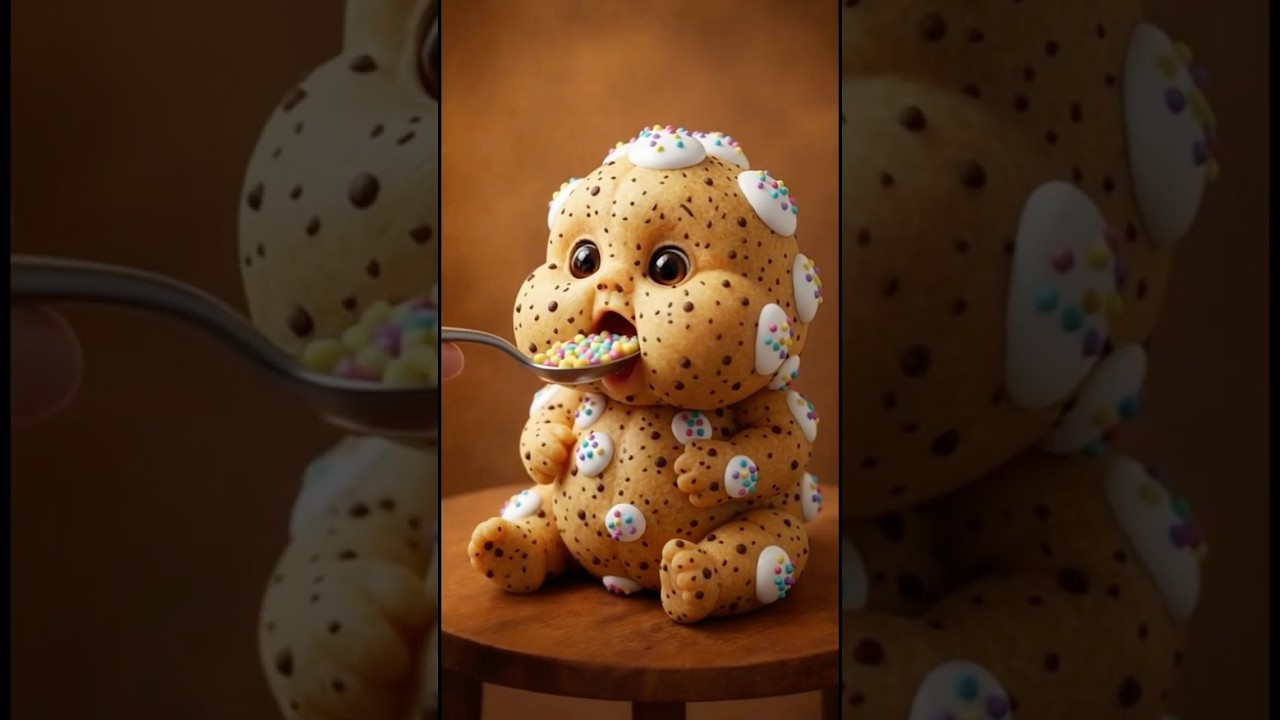 Baby Cookie ASMR 🍪 | Cute Chewing & Relaxing Baby Food 