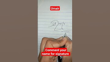 Umair signature #shorts #ytshorts #signature