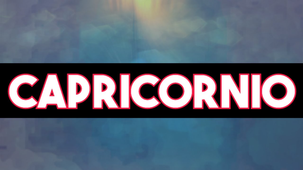 CAPRICORNIO | TE VIENE UNA FUERTÍSIMA NOTICIA DE ALGUIEN QUE TE DEJARÁ ...