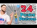 Steph curry 24 points record and clutch comeback